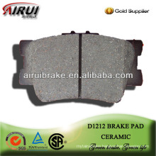 D1212 pedal pad for car ceramic brake pad for Camry